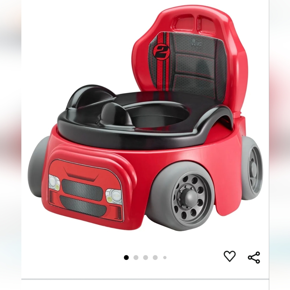 The First Years Training Wheels Racer Potty Training Toilet New